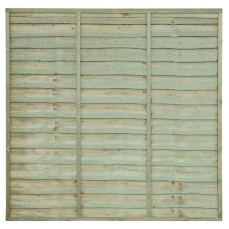 Waney Lap Fence Panels Installation